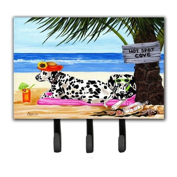 Carolines Treasures Carolines Treasures AMB1342TH68 Hot Spot Cove Beach Dalmatian Leash or Key Holder AMB1342TH68 - main